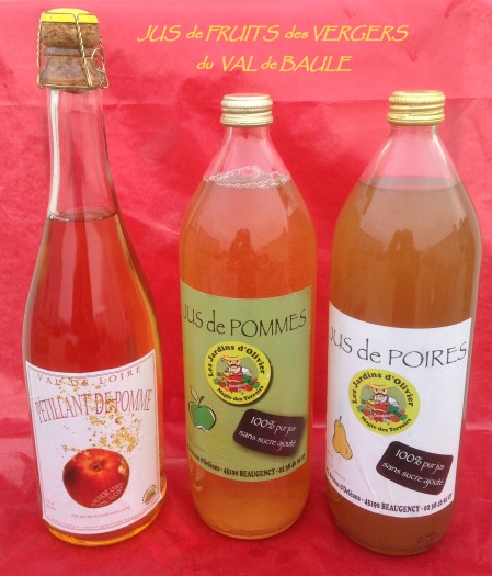 Jus de Pomme du Val de Loire par les vergers du Val de Baule